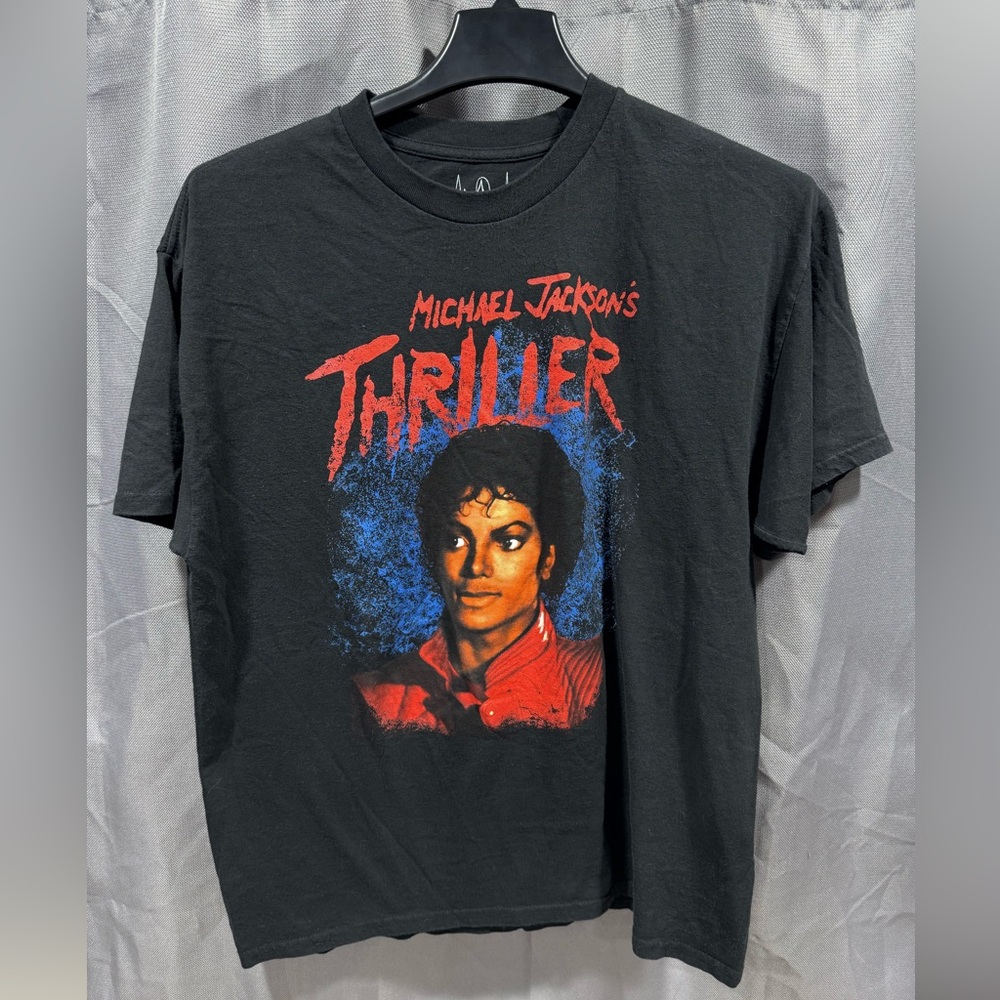 Michael Jackson Thriller Black Short-Sleeve Graphic Tee
